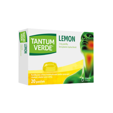 TANTUM VERDE Lemon 3mg 20 pastilek