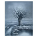 Obraz - Černobílý strom