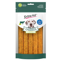 Dokas Churros s hovězími játry, batáty a moučnými červy - Výhodné balení: 2 x cca 150 g