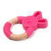 Bo Jungle Kousátko B-TEETHER ANIMAL WOOD Pink Rabbit