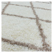 Ayyildiz koberce Kusový koberec Alvor Shaggy 3401 cream kruh Rozměry koberců: 160x160 (průměr) k