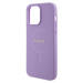 Guess PU Saffiano MagSafe kryt iPhone 15 Pro Max fialový