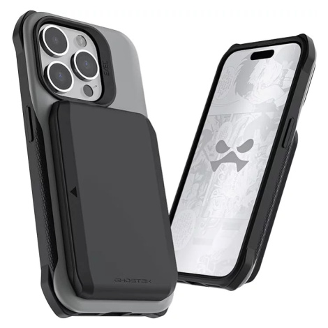 Kryt Ghostek Exec Apple iPhone 15 Pro Max Wallet Case Grey