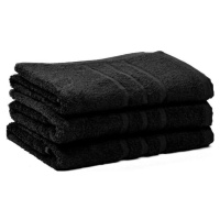 VER Froté ručník UNI černá Rozměr: 50x100 cm