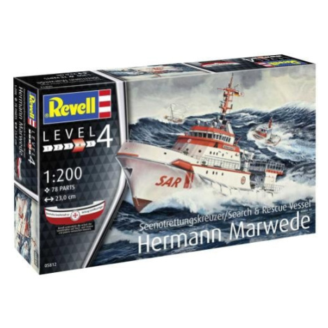 Plastikový model loď 05812 - DGzRS Hermann Marwede (1:200) Revell