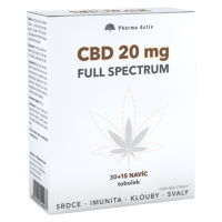 Pharma Activ CBD 20 mg Full Spectrum 30+15 tobolek