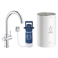 Dřezová baterie Grohe Red s výpustí chrom 30083001