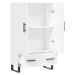 vidaXL Skříň highboard bílá 69,5 x 31 x 115 cm kompozitní dřevo