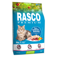 RASCO Premium Cat Kibbles Sterilized, Tuna, Cranberries, Nasturtium 2 kg