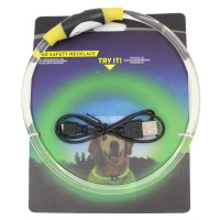 Vsepropejska Blesk LED nabíjecí obojek pro psa Barva: Žlutá, Obvod krku: 50 cm