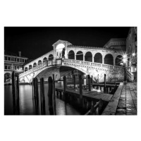 Fotografie VENICE Rialto Bridge at Night, Melanie Viola, 40 × 26.7 cm