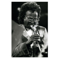 Fotografie Miles Davis performing at the Montreux Jazz Festival, 1991, 26.7 × 40 cm