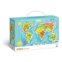 TM Toys Dodo Puzzle Mapa Světa 100 dílků