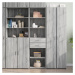 vidaXL Skříň highboard šedá sonoma 50 x 42,5 x 185 cm kompozitní dřevo