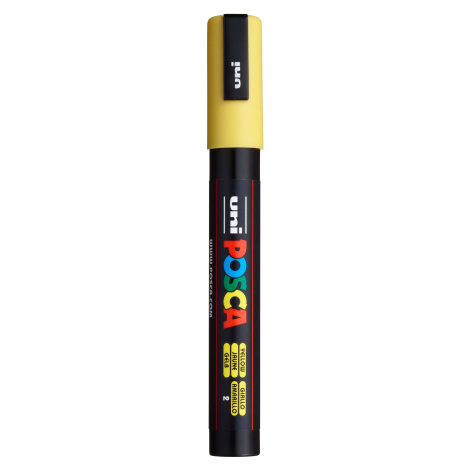 Akrylový popisovač POSCA, PC-5M, 2,5 mm, žlutý