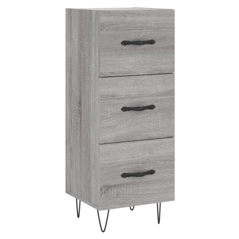 vidaXL Příborník šedý sonoma 34,5 x 34 x 90 cm kompozitní dřevo