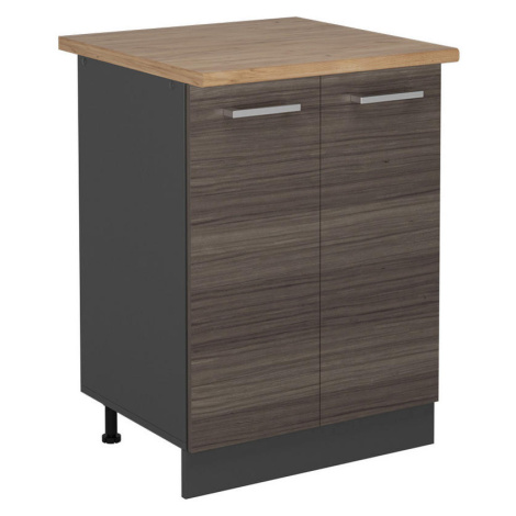 Vicco SPODNÍ SKŘÍŇKA KUCHYŇSKÉ LINKY R-Line Ušlechtilá šedá 60 cm , PD Dub