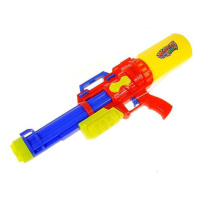 Stříkací pistole na vodu 48 cm - žluto modrá
