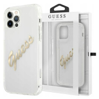 Guess Pouzdro Case Kryt Obal Pouzdra Pro Iphone 12/12 Pro Transparentní