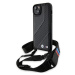 Kryt BMW BMHCP15S23PSCCK iPhone 15 black hardcase M Edition Carbon Stripe & Strap (BMHCP15S23PSC