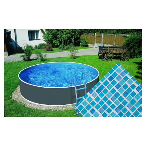 Planet Pool Náhradní bazénová fólie Mosaic pro bazén průměr 3,6 m x 1,1 m