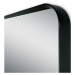 Nástěnné zrcadlo DSK Design Black Magico / 80 x 60 cm / hliník / černá