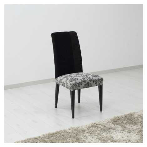 Forbyt Napínací potah na sedák židle Istanbul šedá, 45 x 45 cm, sada 2 ks
