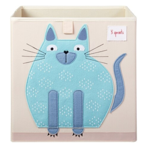 3 SPROUTS - Úložný box Cat Blue