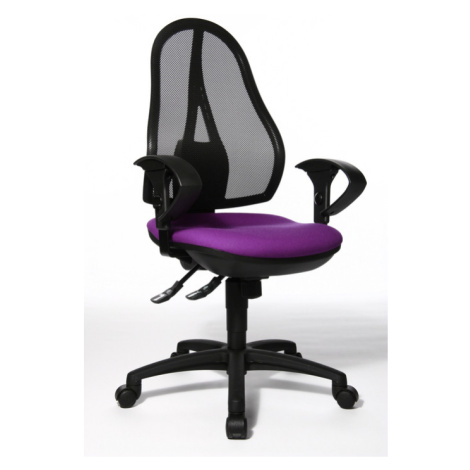 Ergonomická židle na kolečkách Topstar OPEN POINT SY – více barev G08 - hnědá