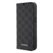 Pouzdro Karl Lagerfeld iPhone 14 6.1" bookcase black Saffiano Monogram (KLBKP14SSAKLHPK)