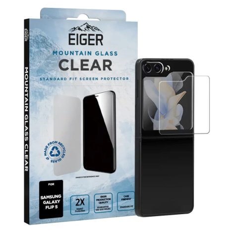Ochranné sklo Eiger Mountain Glass CLEAR for Samsung Galaxy Flip 5 in Clear Eiger Glass