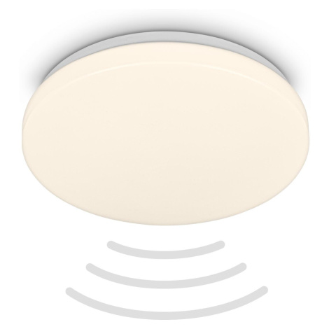 BRILO 3827016 Walk LED stropní svítidlo IP54, 3m dosah čidla, pohybové čidlo bílé - BRILO Briloner