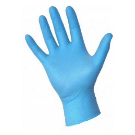 4FOOD Nitrotouch - bezpúdrové nitrilové rukavice - modré, 100 ks velikost S