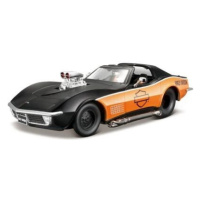 Maisto - Harley-Davidson Custom, 1970 Chevrolet Corvette , 1:24