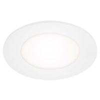 BRILONER LED vestavné svítidlo, pr. 11,4 cm, 6 W, bílé BRI 7145-416