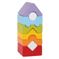 CUBIKA - Cubik 15009 Věž XII - dřevěná skládačka 8 dílů