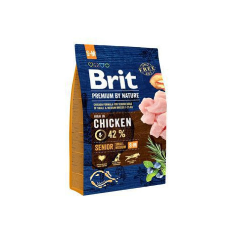 Brit Premium Dog by Nature Senior S+M 3kg
