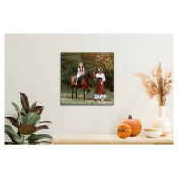 Fotoobraz 40x40 cm z vlastní fotografie, Plátno 100% polyester: 240g/m², S lakováním