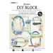 DIY Blok s výseky, A6, 24 l. - Rámečky z hortenzie Aladine