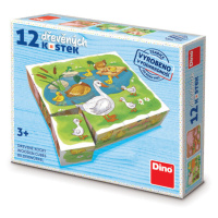 DINOTOYS - Kubus Na farmě 12 kostek