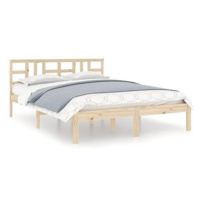 Rám postele masivní dřevo 160 × 200 cm, 3105415