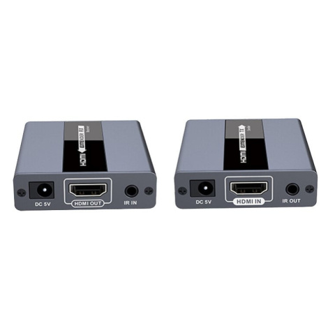 PremiumCord HDMI extender na 120m přes jeden kabel Cat5/6, bez zpoždění - khext120-4
