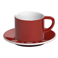 Loveramics Bond - 150 ml Cappuccino cup and saucer - Red