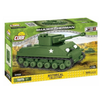 Cobi 2705 world war ii americký tank sherman m4a3e8