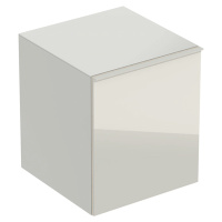 Geberit Acanto - Boční skříňka 450x520 mm se zásuvkou, pískově šedá 500.618.JL.2