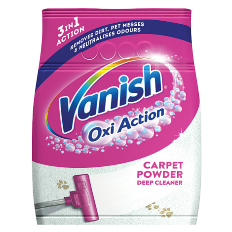 Vanish Oxi Action Prášek na čištění koberců 650g. Zadejte v košíku EAN: 9985910006339 a získejte