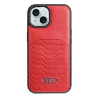 Audi Synthetic Leather Pouzdro pro Magsafe pro iPhone 15 Plus 14 Plus