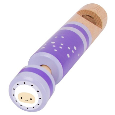 Classic WORLD Dřevěná píšťalka pro děti - vesmír barva: fialová