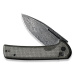 Civivi Conspirator C21006DS-1 Green Micarta Damascus