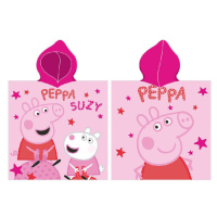 Dětské pončo Prasátko Pepina a Suzy na Skákacím Míči